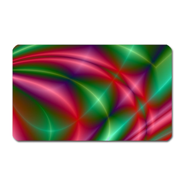 Background Fractal Shining Elegant Magnet (Rectangular)