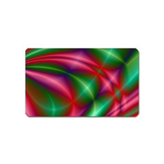 Background Fractal Shining Elegant Magnet (name Card) by Wegoenart