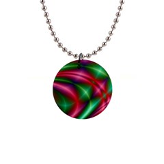 Background Fractal Shining Elegant 1  Button Necklace by Wegoenart