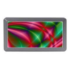 Background Fractal Shining Elegant Memory Card Reader (mini) by Wegoenart