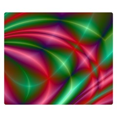 Background Fractal Shining Elegant Double Sided Flano Blanket (small)  by Wegoenart