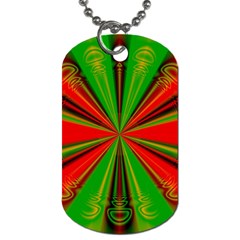 Abstract Art Fractal Modern Art Dog Tag (one Side) by Wegoenart