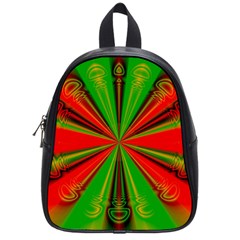 Abstract Art Fractal Modern Art School Bag (small) by Wegoenart