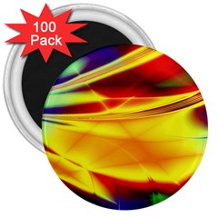 Color Concept Colors Colorful 3  Magnets (100 Pack) by Wegoenart