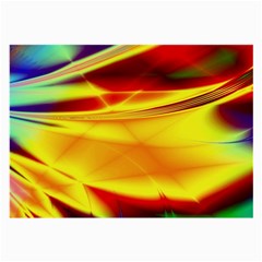 Color Concept Colors Colorful Large Glasses Cloth (2 Sides) by Wegoenart