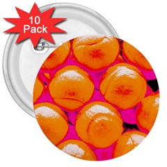 Pop Art Tennis Balls 3  Buttons (10 Pack)  by essentialimage