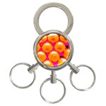 Pop Art Tennis Balls 3-Ring Key Chain Front