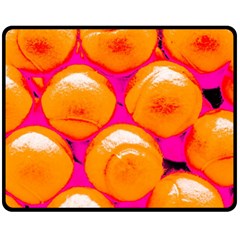 Pop Art Tennis Balls Fleece Blanket (medium)  by essentialimage