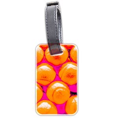 Pop Art Tennis Balls Luggage Tag (two Sides) by essentialimage