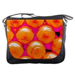 Pop Art Tennis Balls Messenger Bag by essentialimage