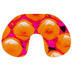 Pop Art Tennis Balls Travel Neck Pillow by essentialimage