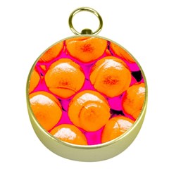 Pop Art Tennis Balls Gold Compasses by essentialimage