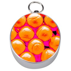 Pop Art Tennis Balls Silver Compasses by essentialimage