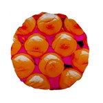 Pop Art Tennis Balls Standard 15  Premium Flano Round Cushions Front