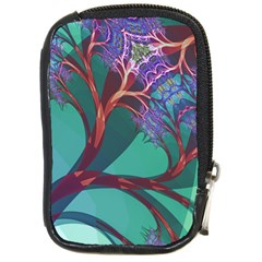 Art Fractal Artwork Creative Compact Camera Leather Case by Wegoenart