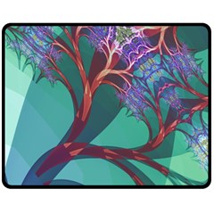 Art Fractal Artwork Creative Fleece Blanket (medium)  by Wegoenart