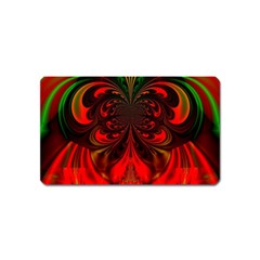 Digital Arts Fractals Futuristic Magnet (name Card) by Wegoenart