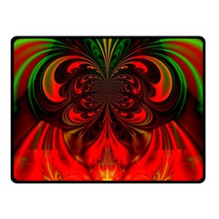 Digital Arts Fractals Futuristic Double Sided Fleece Blanket (small)  by Wegoenart