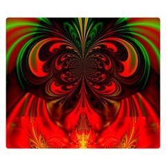 Digital Arts Fractals Futuristic Double Sided Flano Blanket (small)  by Wegoenart