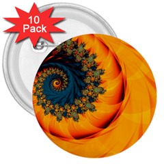 Art Artwork Fractal Digital Art 3  Buttons (10 Pack)  by Wegoenart