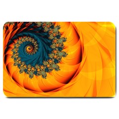 Art Artwork Fractal Digital Art Large Doormat  by Wegoenart