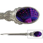 Background Silky Geometric Fractal Letter Opener Front