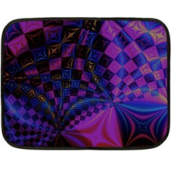 Background Silky Geometric Fractal Double Sided Fleece Blanket (mini)  by Wegoenart