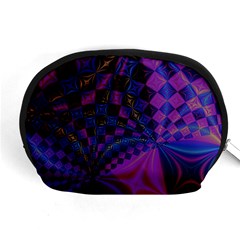 Background Silky Geometric Fractal Accessory Pouch (medium) by Wegoenart