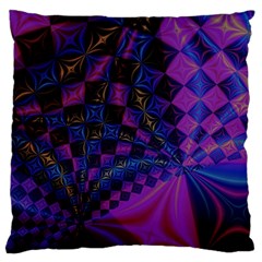 Background Silky Geometric Fractal Standard Flano Cushion Case (two Sides) by Wegoenart