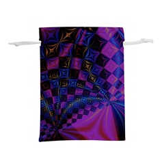 Background Silky Geometric Fractal Lightweight Drawstring Pouch (s) by Wegoenart