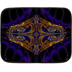 Abstract Art Artwork Fractal Fleece Blanket (mini) by Wegoenart