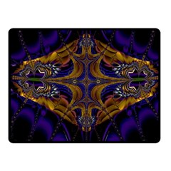 Abstract Art Artwork Fractal Fleece Blanket (small) by Wegoenart