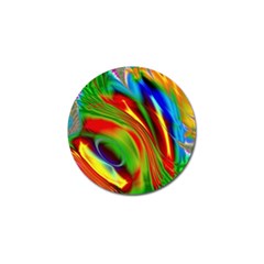 Artwork Digital Art Fractal Colors Golf Ball Marker (10 Pack) by Wegoenart