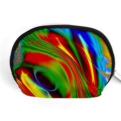 Artwork Digital Art Fractal Colors Accessory Pouch (medium) by Wegoenart