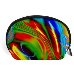 Artwork Digital Art Fractal Colors Accessory Pouch (large) by Wegoenart