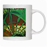 Design Background Concept Fractal White Mugs Right