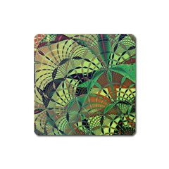 Design Background Concept Fractal Square Magnet by Wegoenart