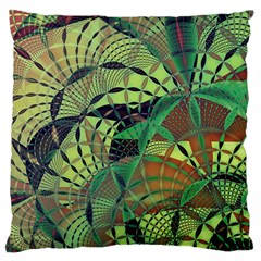 Design Background Concept Fractal Large Cushion Case (two Sides) by Wegoenart