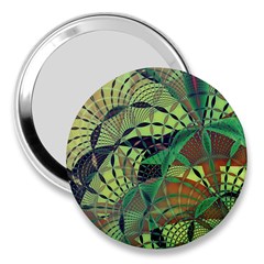 Design Background Concept Fractal 3  Handbag Mirrors by Wegoenart