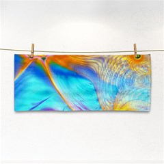 Artwork Digital Art Fractal Colors Hand Towel by Wegoenart