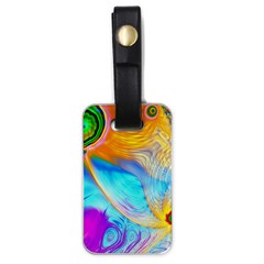 Artwork Digital Art Fractal Colors Luggage Tag (one Side) by Wegoenart