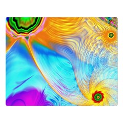 Artwork Digital Art Fractal Colors Double Sided Flano Blanket (large)  by Wegoenart