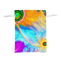 Artwork Digital Art Fractal Colors Lightweight Drawstring Pouch (s) by Wegoenart