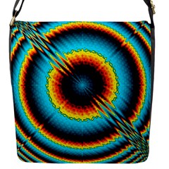 Art Artwork Fractal Digital Art Flap Closure Messenger Bag (s) by Wegoenart