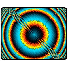 Art Artwork Fractal Digital Art Double Sided Fleece Blanket (medium)  by Wegoenart