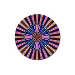 Artwork Fractal Geometrical Design Magnet 3  (round) by Wegoenart