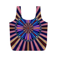 Artwork Fractal Geometrical Design Full Print Recycle Bag (m) by Wegoenart