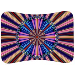 Artwork Fractal Geometrical Design Velour Seat Head Rest Cushion by Wegoenart