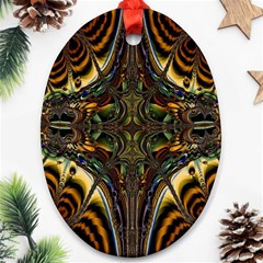 Abstract Art Artwork Fractal Ornament (Oval)