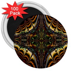 Abstract Art Artwork Fractal 3  Magnets (100 pack)